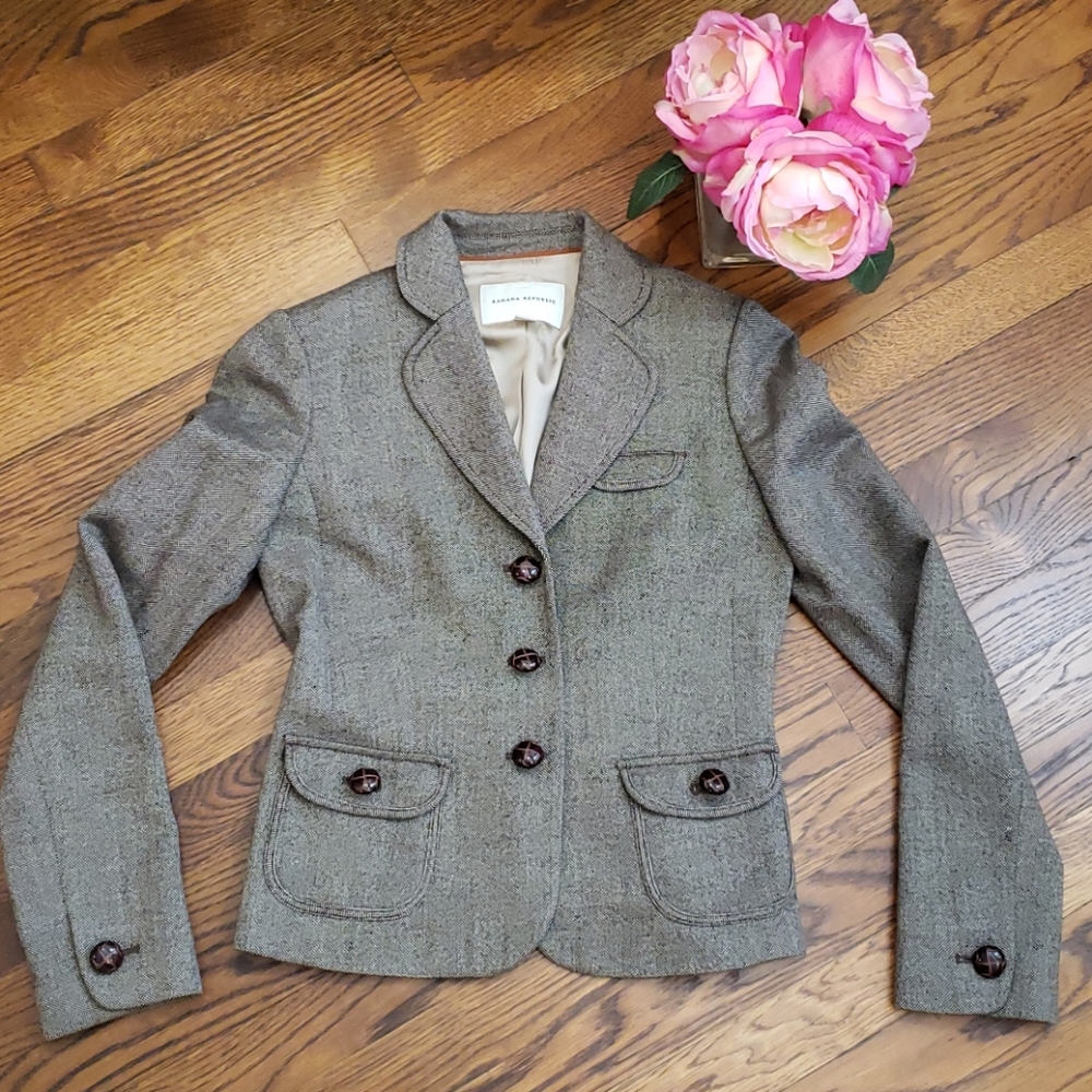 Banana Republic Brown Blazer Size 0